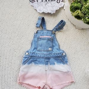 Zara Baby Pink Ombre Overalls Size 12-18 months